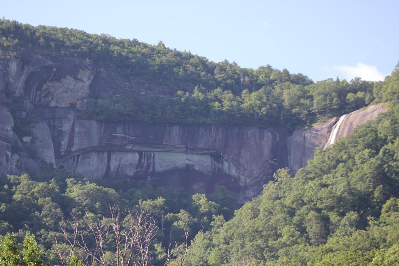The Evening Shade River And Chimney Rock